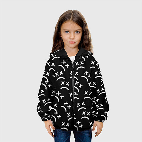 Детская куртка Marshmello pattern music dj / 3D-Черный – фото 3