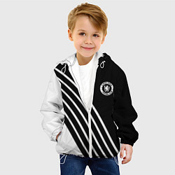 Куртка с капюшоном детская Chelsea football club sport, цвет: 3D-белый — фото 2