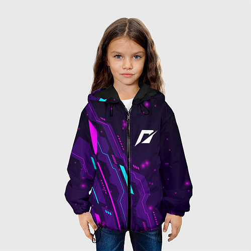 Детская куртка Need for Speed neon gaming / 3D-Черный – фото 3