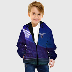 Куртка с капюшоном детская Lazio ночное поле, цвет: 3D-черный — фото 2