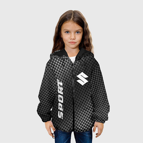 Детская куртка Suzuki sport carbon / 3D-Черный – фото 3