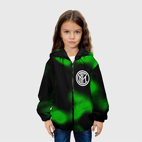 Детская куртка Inter sport halftone / 3D-Черный – фото 3