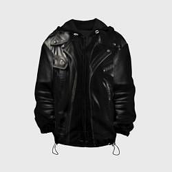 Куртка с капюшоном детская Косуха терминатора чёрная, цвет: 3D-черный