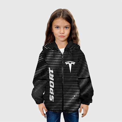 Детская куртка Tesla sport metal / 3D-Черный – фото 3