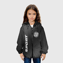 Куртка с капюшоном детская Chrysler sport carbon, цвет: 3D-черный — фото 2