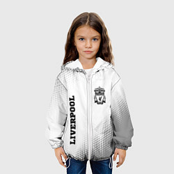 Куртка с капюшоном детская Liverpool sport на светлом фоне вертикально, цвет: 3D-белый — фото 2