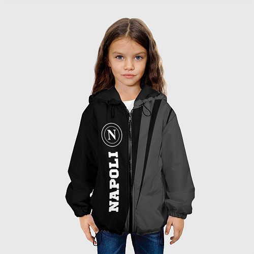 Детская куртка Napoli sport на темном фоне по-вертикали / 3D-Черный – фото 3