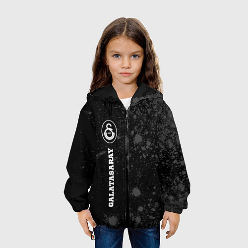 Детская куртка Galatasaray sport на темном фоне по-вертикали / 3D-Черный – фото 3