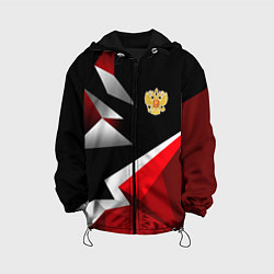 Детская куртка Russia uniform - красный и черный