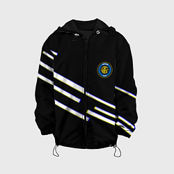 Куртка с капюшоном детская Inter line fc, цвет: 3D-черный