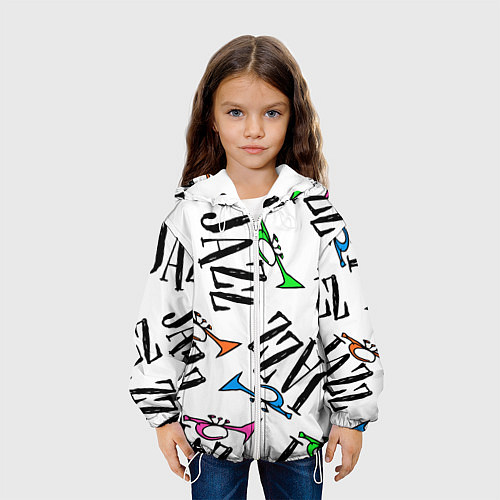 Детская куртка Just jazz in color / 3D-Белый – фото 3