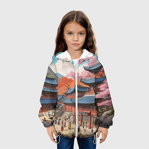 Детская куртка Чосон иллюстрация / 3D-Белый – фото 3