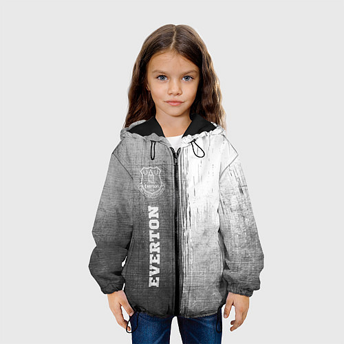 Детская куртка Everton - grey gradient по-вертикали / 3D-Черный – фото 3