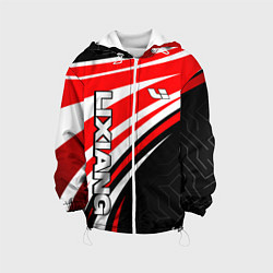 Куртка с капюшоном детская Lixiang- red sport uniform, цвет: 3D-белый