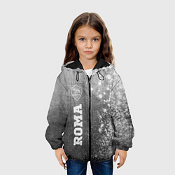 Куртка с капюшоном детская Roma - grey gradient по-вертикали, цвет: 3D-черный — фото 2
