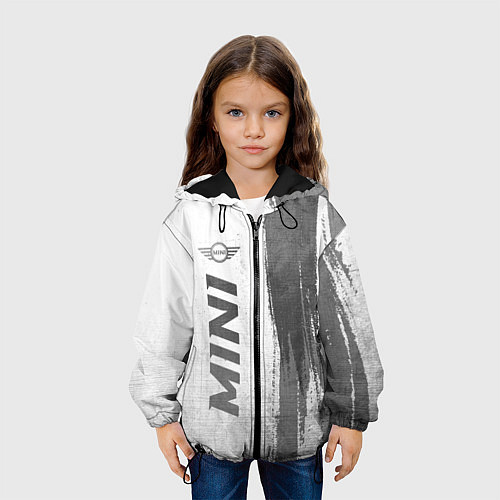 Детская куртка Mini - white gradient по-вертикали / 3D-Черный – фото 3