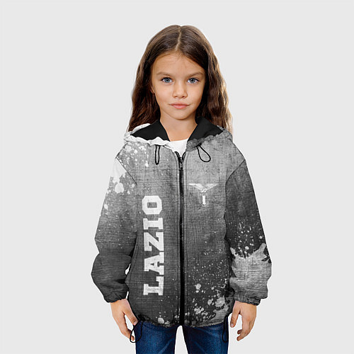Детская куртка Lazio - grey gradient вертикально / 3D-Черный – фото 3
