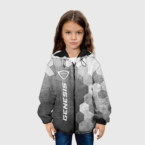 Детская куртка Genesis - grey gradient по-вертикали / 3D-Черный – фото 3