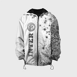 Куртка с капюшоном детская Inter - white gradient по-вертикали, цвет: 3D-черный