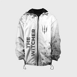 Куртка с капюшоном детская The Witcher - white gradient вертикально, цвет: 3D-черный
