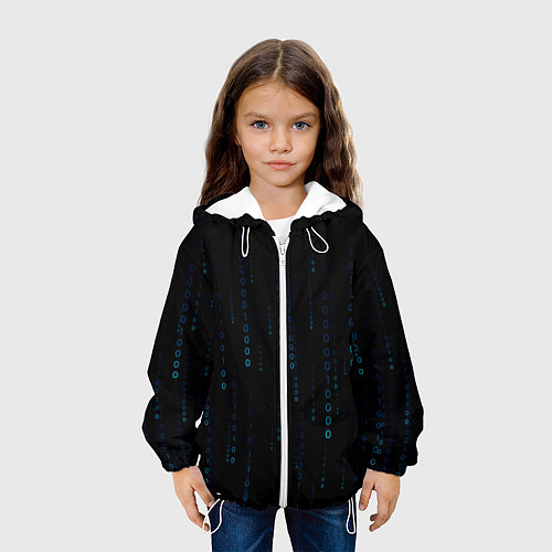 Детская куртка Color black blue / 3D-Белый – фото 3