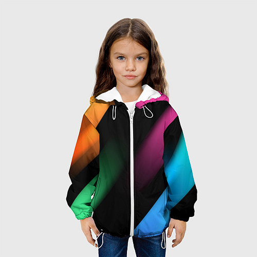 Детская куртка Multicoloured / 3D-Белый – фото 3