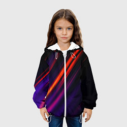Куртка с капюшоном детская Multicolored, цвет: 3D-белый — фото 2