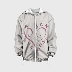 Куртка с капюшоном детская Святая святых, цвет: 3D-белый