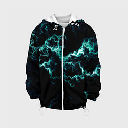 Детская куртка Lightning light blue glow