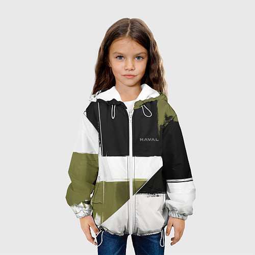 Детская куртка Haval логотип / 3D-Белый – фото 3