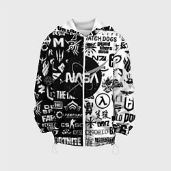 Детская куртка Nasa логотипы игр