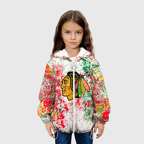 Детская куртка Chicago Blackhawks NHL white / 3D-Белый – фото 3