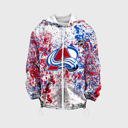 Куртка с капюшоном детская Colorado Avalanche NHL white, цвет: 3D-белый