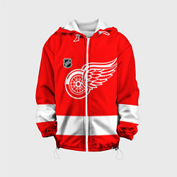 Куртка с капюшоном детская Detroit Red Wings hockey, цвет: 3D-белый