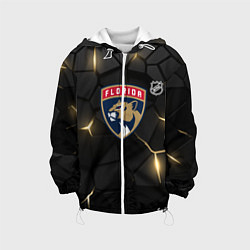 Куртка с капюшоном детская Флорида Пантерз - НХЛ хоккей, цвет: 3D-белый