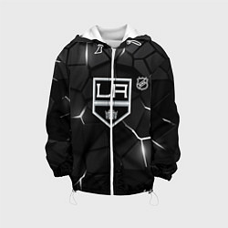 Куртка с капюшоном детская Лос Анджелес Кингз - НХЛ хоккей, цвет: 3D-белый