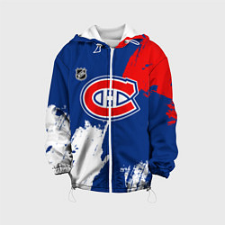 Детская куртка Монреаль Канадиенс - брызги краски