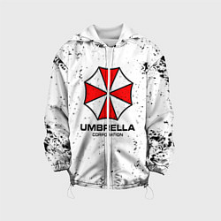 Куртка с капюшоном детская Umbrella - white dirt, цвет: 3D-белый