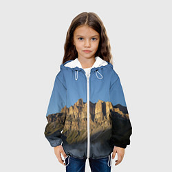 Куртка с капюшоном детская Гора Метиген, цвет: 3D-белый — фото 2