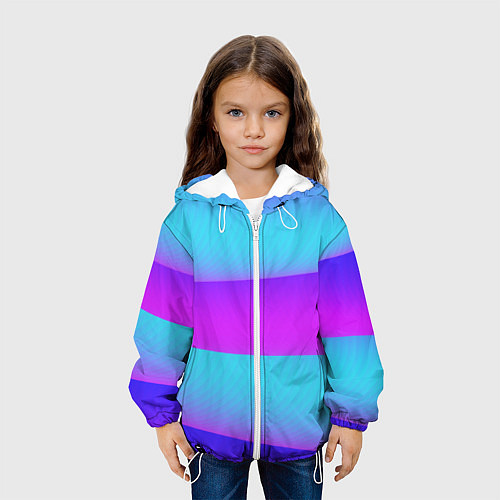 Детская куртка Неоновый прилив / 3D-Белый – фото 3