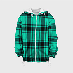 Детская куртка Checkered turquoise