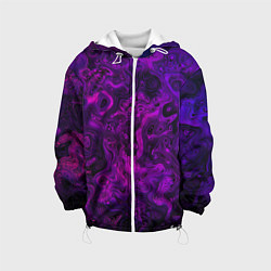 Куртка с капюшоном детская Mixing colors, цвет: 3D-белый