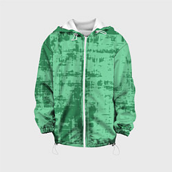 Куртка с капюшоном детская Текстура с потертостями, цвет: 3D-белый