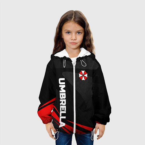 Детская куртка Umbrella - спорт / 3D-Белый – фото 3