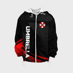 Куртка с капюшоном детская Umbrella - спорт, цвет: 3D-белый