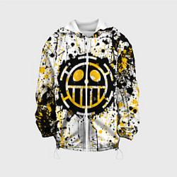 Куртка с капюшоном детская Пираты сердца - Ван Пис, цвет: 3D-белый