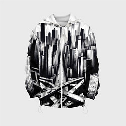 Куртка с капюшоном детская American metropolis, цвет: 3D-белый