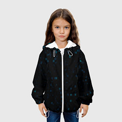Куртка с капюшоном детская Color dark blue khaki, цвет: 3D-белый — фото 2