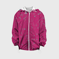 Детская куртка Color pink brown squares