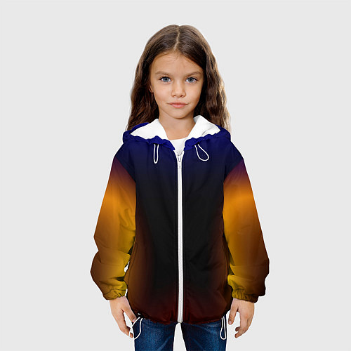 Детская куртка Color black red blue / 3D-Белый – фото 3
